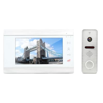 China 7 inch Color Monitor and HD Camera Video Door Phone Intercom Kit Night Vision for sale