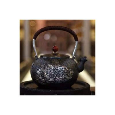 China Durable Household Crafts Coffee Pot Large Capacity Teapot Antique Pixiu Jinbao Kettle for sale