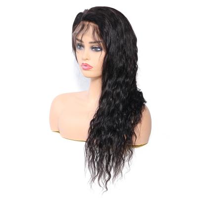 China Body Wave Wholesale Virgin Hair Wig Vendors Closure Lace Wigs Water Wave 100% Brazilian Virgin Human Hair Wig For Black Women for sale