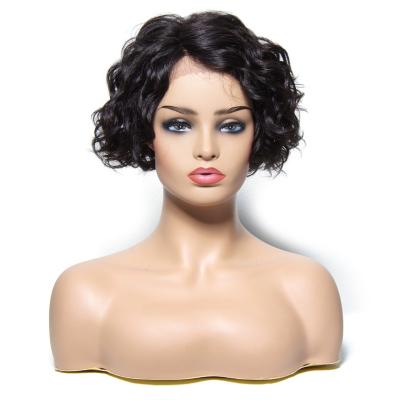 China Body Wave Cheap Glueless Afro Kinky Curly Short Bob Wigs Human Hair Lace Front Wig For Black Women Vietnamese Raw Hair Hd Lace Frontal Wig for sale