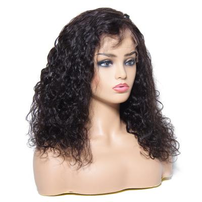 China Body Wave Glueless Water Wave Human Hair Hd Lace Frontal Wigs Waterwave Full Lace Wig Kinky Curly Human Hair Wig Short Bob Ombre Mongolian for sale