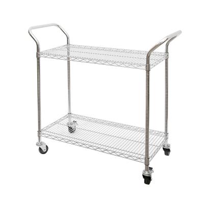 China Sustainable Storage 2 Layer Truck Storage Shelving Rack Wire Shelving Shelving for sale