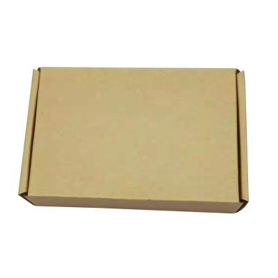 China Recyclable Custom Small Folding Packaging Airplane Box Recyclable Mailing Kraft Paper Box Brown Corrugated Gift Announcement Box for sale