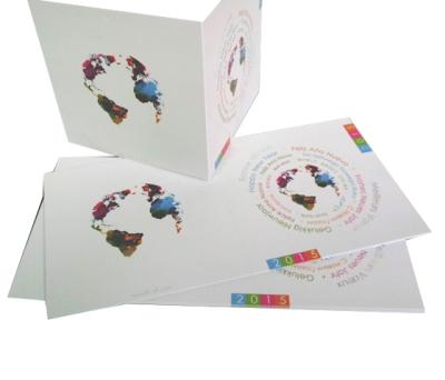 China Recyclable custom production all kinds of beautiful handmade greeting card wholesale for sale