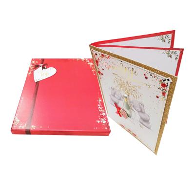 China Holiday Birthday Recyclable Custom Luxury Greeting Gift Certificates Wedding Commemorative Invitation Cards Card Wholesale for sale