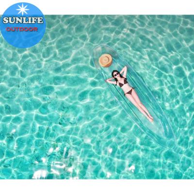 China Warter Sports 2020 SUNLIFE Durable Transparent Clear Kayak Hull For Taking Photo At Sea for sale