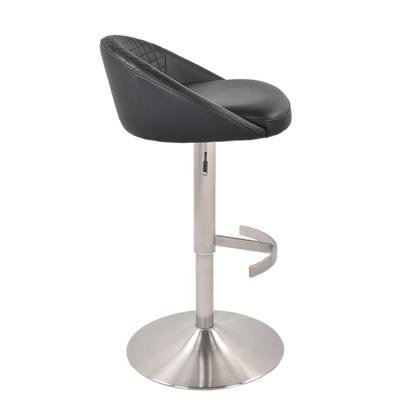 China High Quality Modern Cheap Round Metal Bar Chair Modern Upholstered Bar Chair Design Covers Swivel Bar Stools for sale