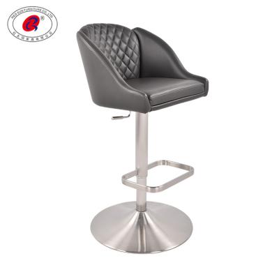 China New Arrival Contemporary Home Center Standard Height Style Swivel Industrial Bar Stools With Base With Backs for sale