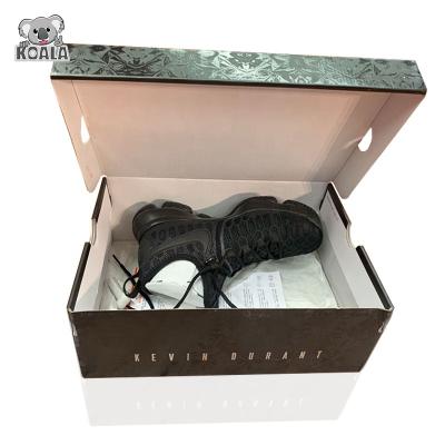 China Recyclable Customize Hot Sale Good Quality Flat Pack Die Cut Corrugated Sneaker Box for sale