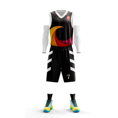 China Antibacterial Porcelain Customized Sports Wear Basketball Youth Short Sleeves Basketball Jersey for sale