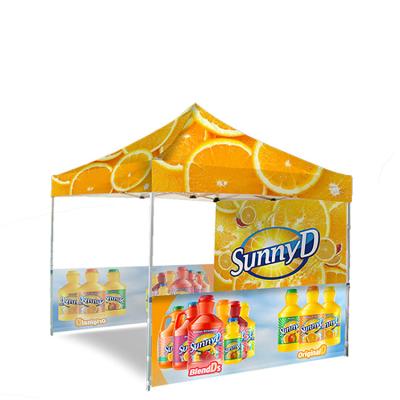 China 500D Oxford Outdoor Advertising Pop Printing Awning Custom Seller Customized Aluminum Tent Canopy For Sale for sale