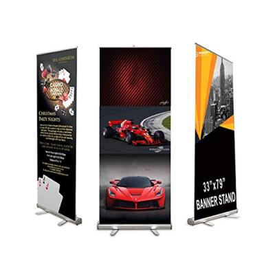 China Promotional Indoor Outdoor Easy Advertising Display Exhibition Activity Light Up Aluminum Roll Up Rack for sale