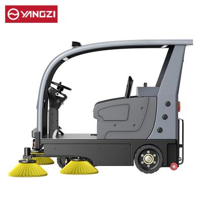 China Factory Yangzi S9 Cleaning Machine Driving Industrial Floor Sweeper Broom Electric Road Floor Sweeper for sale