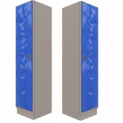 China Metal Expandable Good Quality Wardrobe Used Kid Bedroom Clothes Locker 1 Door Wardrobe for sale