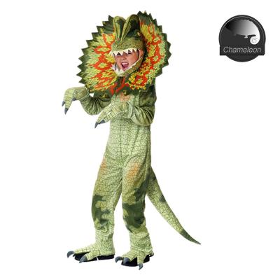 China Halloween Custume Halloween Hot Sale Jurassic World 3 Dinosaur Overalls Triceratops Cosplay Costume Child Zentai for sale