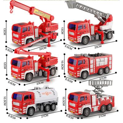 China Sliding Toys Car Children's Gift Fire Fighting Inertia Children Toys Car Kids Toy Car Die Cast Model Car Pull Back Diecast Vehicles for sale