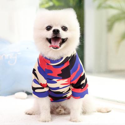 China 18 Styles Print Small Dog Vest Comfortable Cute Winter Coat Warm Pet Clothes Puppy Cat Pullover Dogs Pets Clothing Sweatshirt for sale