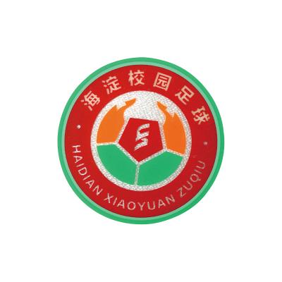 China 2022 Washable Wholesale Custom Logo Sublimation Football Patch , Heat Transfer Patch Sublimated Patch for sale