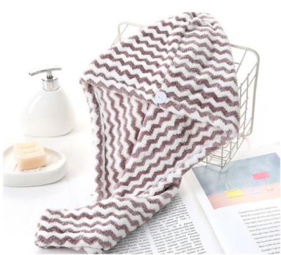 China Micro Viable Fiber Head Hair Quickly Wrap Dry Wrap Turban Women Hair Dryer Towel for sale