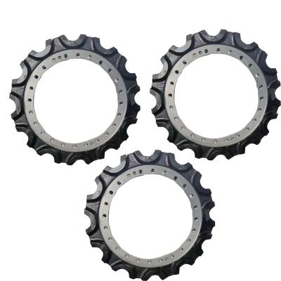 China Construction Material Shops Construction Machinery Equipment Excavator Chassis Parts Of Drive Gear Ring Alloy Sprockets for sale