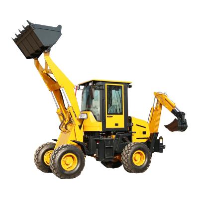 China Building Material Stores Backhoe Loader Contract Tractor With Cheap Front End Loader Price for sale