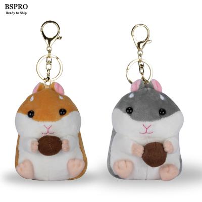 China Plush Toy Keychain Set BSpro Hamster #MPKH022M Wholesale Stuffed 10CM Plush Toy for sale