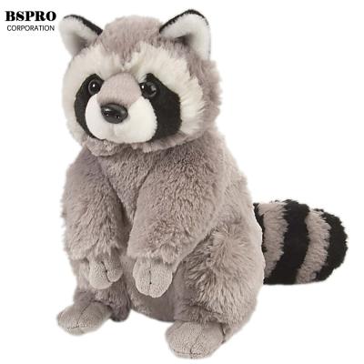 China BSpro #CR18NV2613 Plush Customized Custom Stuffed Raccoon Plush Toy Raccoon Toy for sale