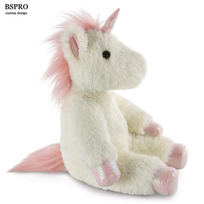 China Custom BSpro #CU062702 Unicorn Plush Toy Baby Unicorn Plush Toy for sale