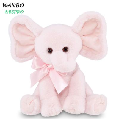 China BSpro #CE0324 Pink Elephant Plush Toy Stuffed Soft Elephant Toy for sale