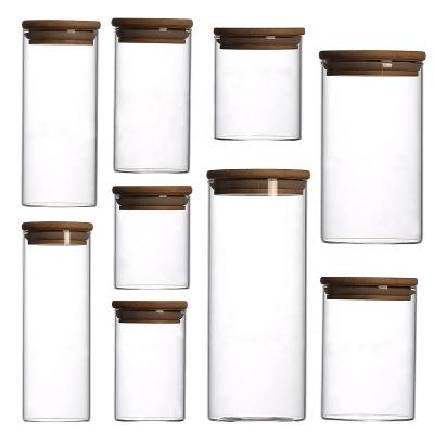 China Sustainable High Quality Moisture Proof Glass Jar For Household Storage Container for sale