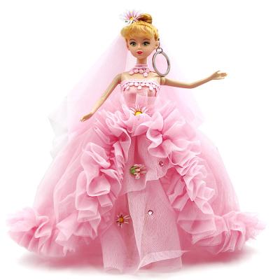 China Confused Creative Handbag Creative Handbag Car Toy 30CM Wedding Dress Princess Doll Princess Doll Pendant Key Chain for sale