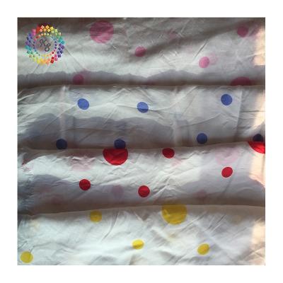 China Pure Cheap Price Printed Polyester Stocklot Fabric for sale