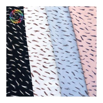 China Simple Low MOQ Printing Shrink-Resistant Soft Touch Korean Silk Chiffon Fabric for sale