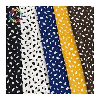 China Pure Polyester Animal Printed Cotton Crepe Yoryu Chiffon Fabric for sale