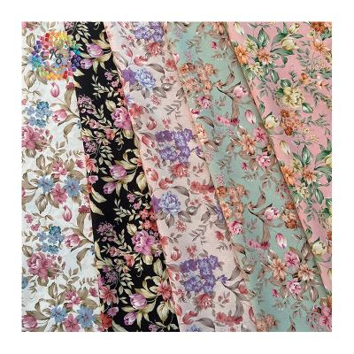 China Country Style Floral Printed Four Way Stretch for Spring Summer Clothing for sale