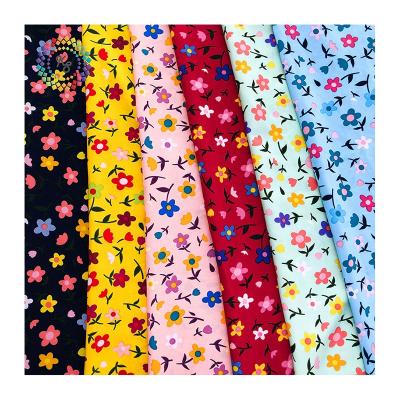 China Digital Printing Tear-Resistant Stretch Fabric For Dress And Garment for sale