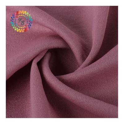 China QUICK DRY 100% Polyester Matte Imitated Silk Acetate Slightly Wrinkled Satin Fabric for sale