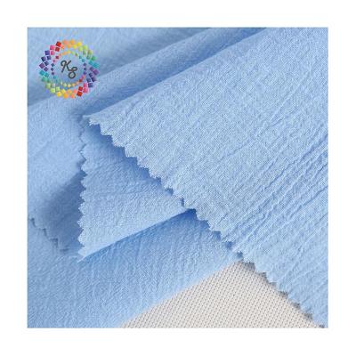 China 50s Anti-Static Cotton Gauze Crepe Crinkle Muslin Fabric for sale