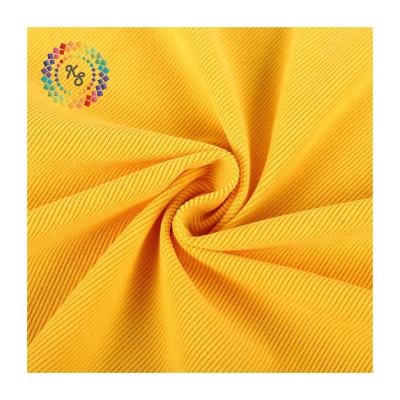 China Anti-Static 16 Wale Polyester Woven Corduroy Elastic Fabric For Pants for sale