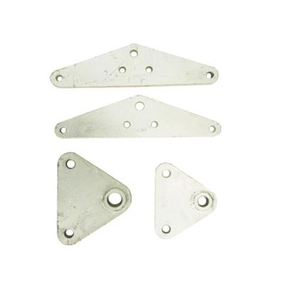 China Overhead Line Accessories Factory Supply Hot Dip Galvanized Steel Triangular Yoke Plate for sale