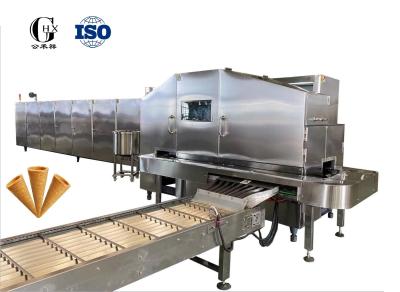 China High Production Capacity Sugar Cone Baking Machine with PLC control system 10000pcs/hour for sale