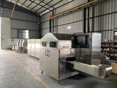 China cadena de producción del cono de helado 4200pcs/h 165m m Sugar Cone Manufacturing Machine en venta