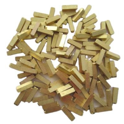 China Durable 2*4*15mm Brass Material Alphabet Letters For Hot Stamp Ribbon Coding Machine for sale