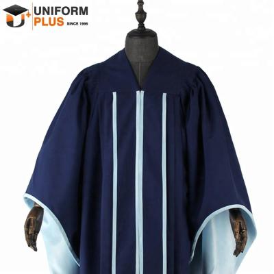 China Suitable for ceremony premium customized school regalia and doctoral graduation uniform dresses for sale