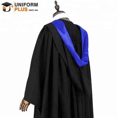 China School Australia University Bachelor's School Doctoral Graduation Hoods for sale