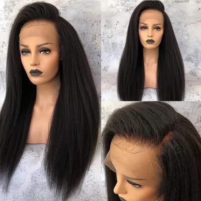 China Alinybeauty 13x6 Lace Front Human Hair Wigs With Baby Hair Alinybeauty Curly Straight Virgin Brazilian Straight Human Hair Wigs With Baby Hair for sale