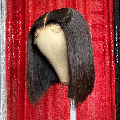 China Alinybeauty Wholesale Price Logo 100 Virgin Hair Straight Custom Hairband Wigs Silky Straight Wave Bob Wig,Alinybeauty Short Bob Lace Wigs for sale