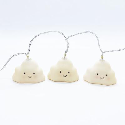 China New Smiley Cloud Led Soft Light Home Functions Creative String Light Children's Girl's Bedroom Holiday Party Hanging Hanging Lamp for sale