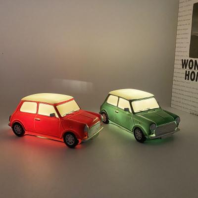 China Safe New Arrival 3d Polyresin Car Led Night Light For Kids Boy Room Decorative Gift for sale