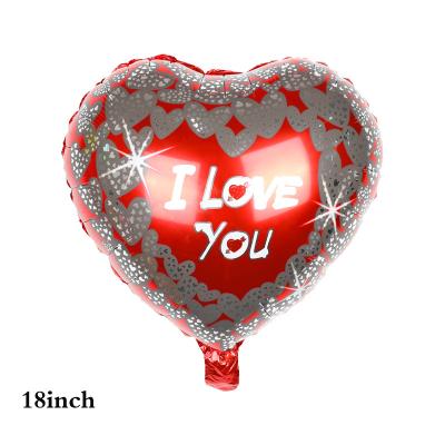 China Latex Balloon/Decorations Party Supplies/Balloon Set Party New Listing Custom Love Big Decoration Love Heart Foil Balloon Set Happy Valentines Day Balloons for sale